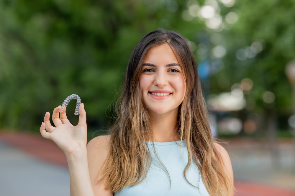 Invisalign for teens Brite smiles dentistry dentist in Flower Mound Texas Dr. Deepika Salguti, D.M.D.